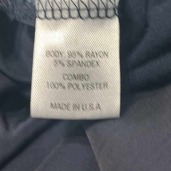 Lola & Sophie New York Blouse, Blue, Short Sleeve, Cowl Neck, Excellent Cond - Picture 7 of 10